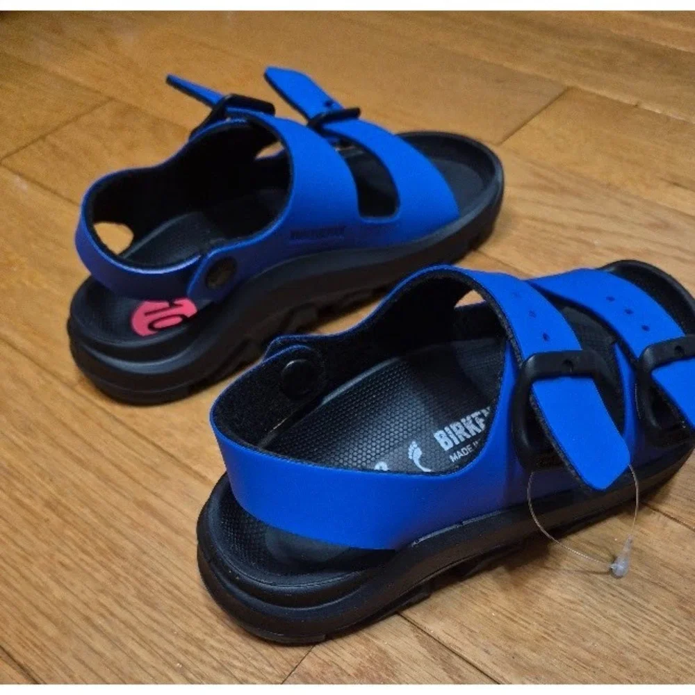 Birkenstock Mogami Kids Sandals — Ultrablue & Black Size Size 10 28/180 NEW